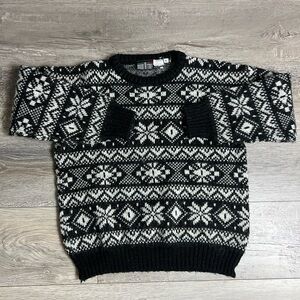 vintage Italian knitwear Boys Sueter 1990s Wool sweater